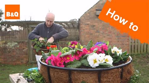 How To Plant A Hanging Basket Youtube