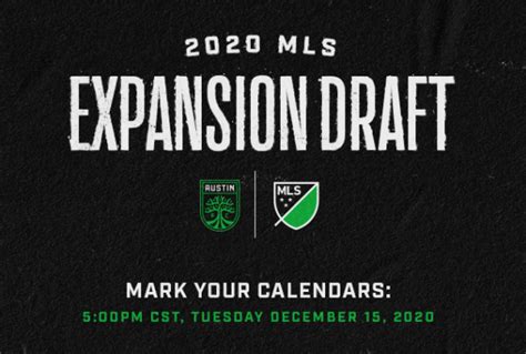 Austin Fc Takes Part In The 2020 Mls Expansion Draft On December 15 ⋆