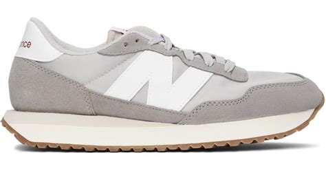 New Balance Suede Grey 237 Sneakers In Gray For Men Lyst
