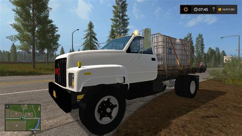Fs17 Gmc Topkick Flatbed V10 Fs 17 Trucks Mod Download