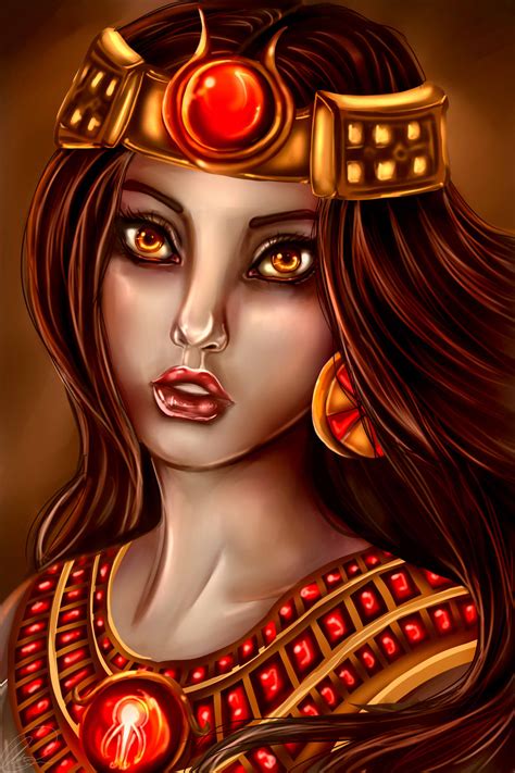 Isis Goddess Of Magic By Mamze95 On Deviantart