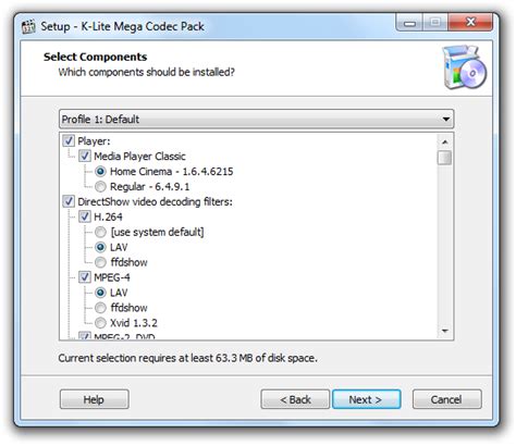 An update pack is available. K-Lite Codec Pack (Full) for Windows 7 - Collection of ...