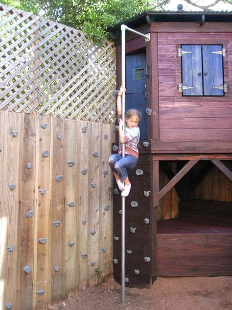 Garden Ideas For Kids Play Structures Climbing Wall 54