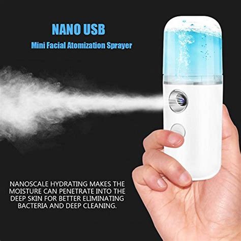 Nano Mist Sprayer Mini Handy Moisture Spray Mister Facial Steamer Mist