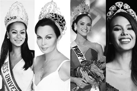 a look back on the four filipina miss universe queens philippine tatler filipina miss