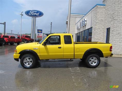 Screaming Yellow 2006 Ford Ranger Xlt Supercab 4x4 Exterior Photo