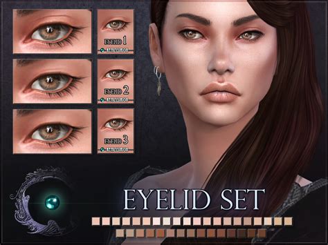 The Sims Resource Eyelids Set 01 03