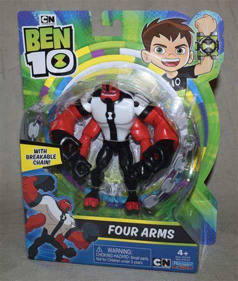 Cartoon Network Ben 10 Four Arms With Breakable Chain Action Figure