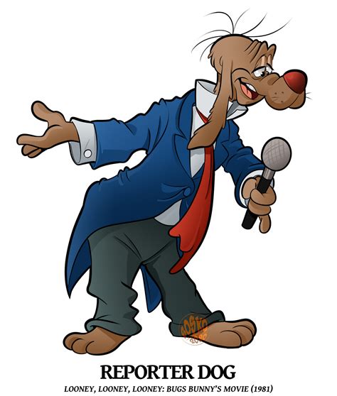 1981 Reporter Dog By Boskocomicartist On Deviantart Looney Tunes