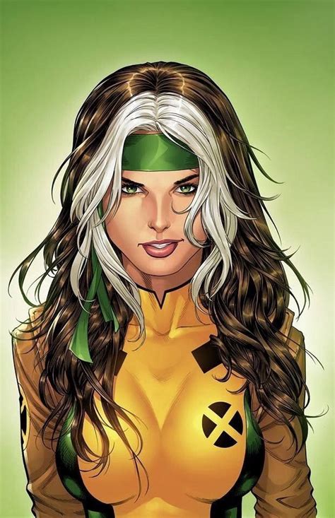 Geniales ilustraciones de Rogue Titania X men Marvel dc comics Super herói Heróis de