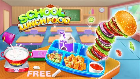 School Lunch Maker Food Cooking Games🤤💞 Youtube