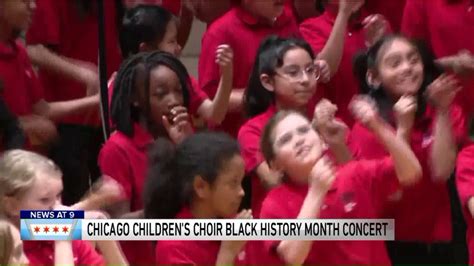 Day 1 Of Chicago Children S Choir Black History Month Concert Series