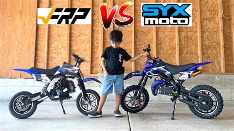 Comparing Two Of The Cheapest Dirt Bikes Available On Amazon 50cc Syx