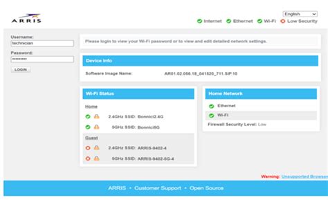 Setting The Arris 3442 And Tg4441b To Bridgerouter Mode Help Centre