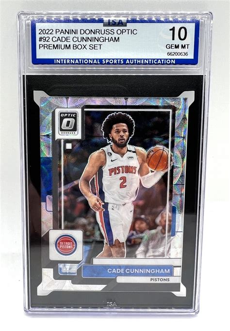 Donruss Optic Premium Box Set Cade Cunningham Gem