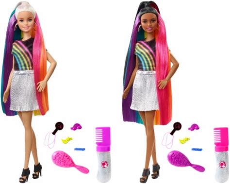 Mattel Barbie® Rainbow Sparkle Hair Doll Assorted 1 Ct King Soopers