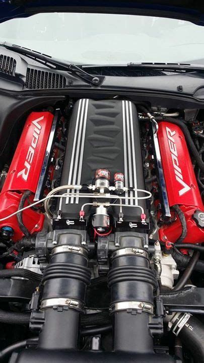 Viper Srt10 Engine With Nitros Dodge Muscle Cars Dodge Viper Dodge