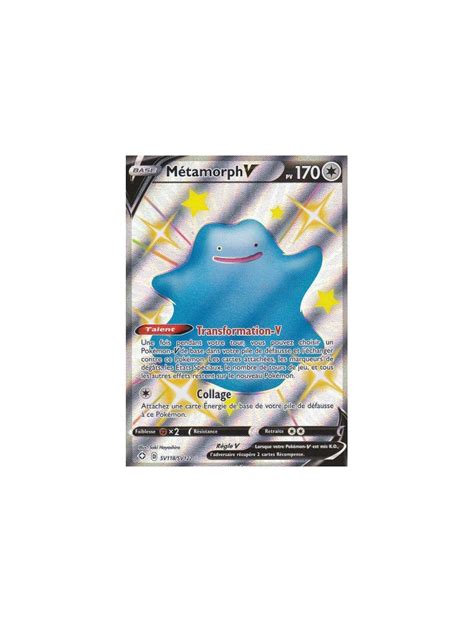 Fr Pokémon Carte Eb045 Sv118sv122 Métamorph V