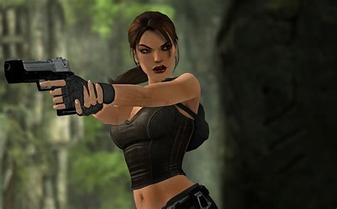Fonds Decran Tomb Raider Pistolet Main Voir Lara Croft Jeux 3d Graphiques Filles Télécharger Photo