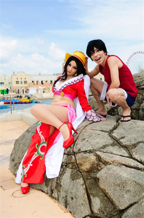 Hancock And Luffy By Mila Tiemy On Deviantart