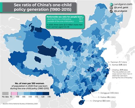 Gender Imbalance Of Chinas One Child Policy Generation Landgeist