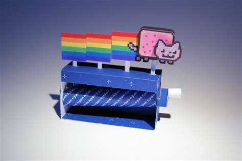 13easy Nyan Cat Papercraft Daryljules