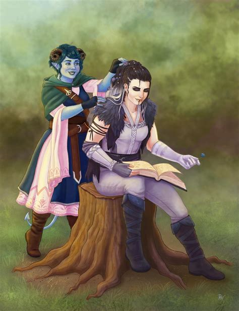 [no Spoilers] Jester And Yasha [art By Me Danidrawsdragons] R Criticalrole