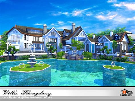 Autakis Villa Thangdang Nocc Sims 4 Mods Villa Sims Building The