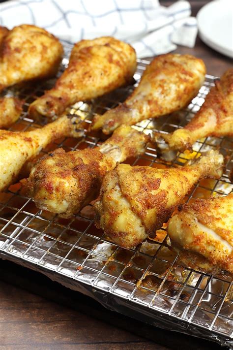 After a quick marinade, these drumsticks bake in the oven in no time and stay extremely tender and juicy. Chicken drumsticks with a crispy, seasoned coating in 2020 ...
