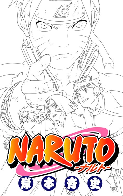 Naruto Vol 68 Furrow Lineart By Ninjamia On Deviantart Manga