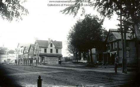 Main Street Kennebunk Ca 1905 Maine Memory Network