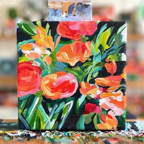 Learn How I Paint Abstract Flowers Just Like These I Have A Full