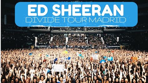 With each transaction 100% verified and the largest inventory of tickets on the web, seatgeek is the see above for all scheduled ed sheeran concert dates and click favorite at the top of the page to get ed sheeran tour updates and discover similar events. ED SHEERAN DIVIDE TOUR 2017 (MADRID, SPAIN) | Bárbara Cea ...