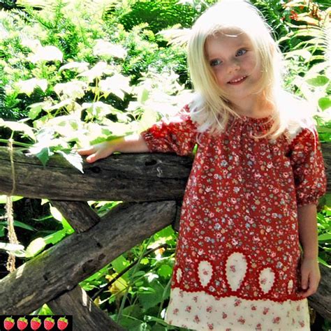 Prairie Girls Peasant Dress Sewing Pattern Includes Free Mother