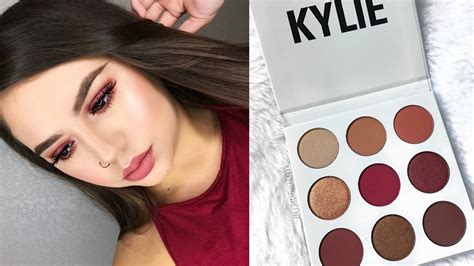 Kylie Cosmetics The Burgundy Palette Review Swatches And Tutorial