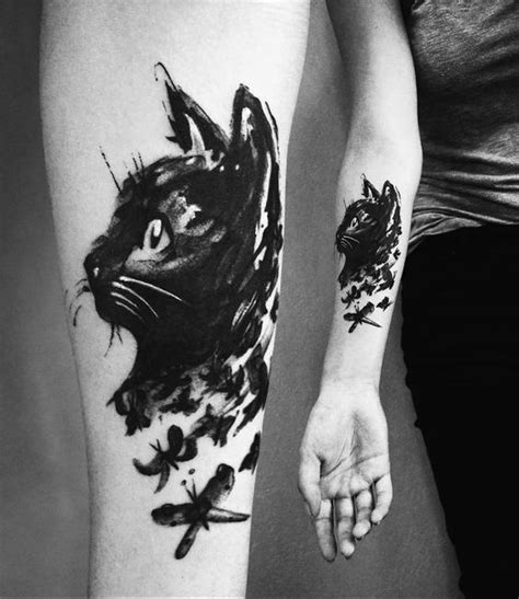 Find Here The Best Cute Cat Tattoo Ideas For Girls And Women Cat