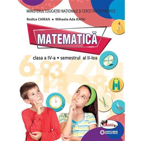 Matematica Clasa 4 Sem 12 Manual Cd Rodica Chiran Mihaela