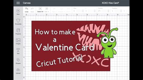 There's that little personal touch, and you can make them however you want! How to make a Valentine card in Cricut Design Space - beginner tutorial - YouTube