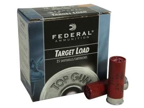Federal 12 Gauge Ammunition Top Gun Target Tg12275 2 34” 75 Shot 1oz