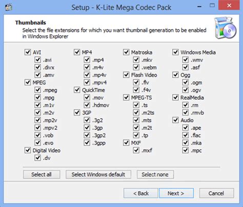 The global differences between the variants can be found below. K-Lite Mega Codec Pack latest version - Get best Windows ...