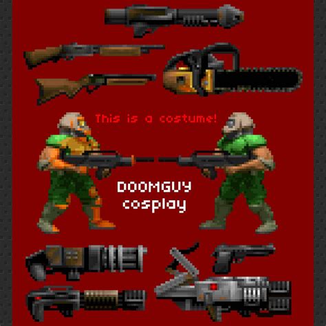 Doomguy Doom Cosplay Costume Doomslayer Eternal Halloween 2 Etsy