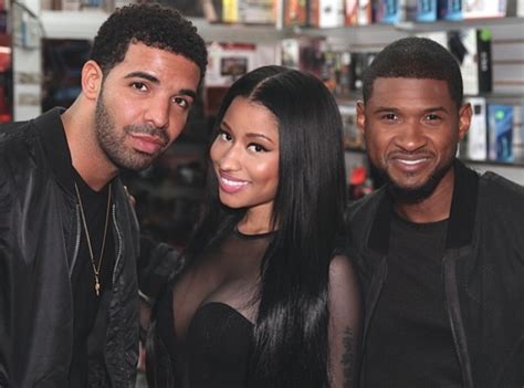 Drake Nicki Minaj And Usher Were Photographed Together Do We Smell