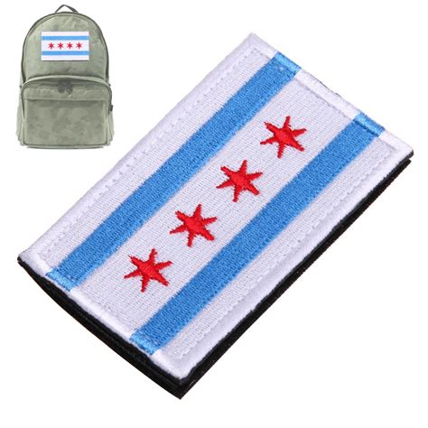 Patch Morale 3d Embroidered 4 Star Armband Flag Chicago Alumni Police