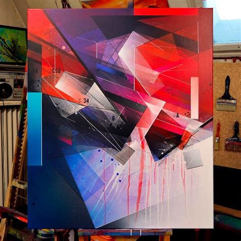 Vibrant Abstract Paintings By Bartek Swiatecki Daily Design