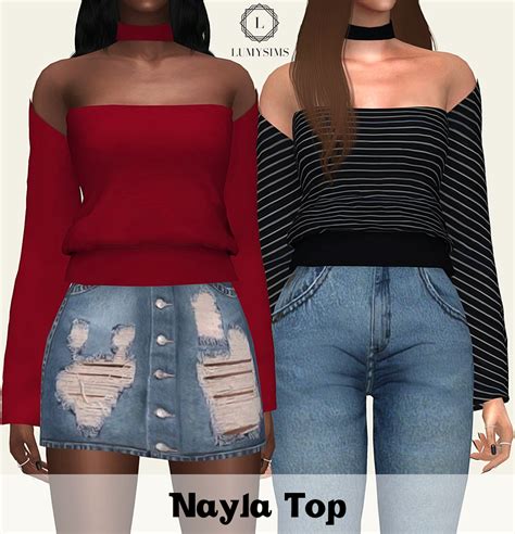 Sims4sisters Lumysims Nayla Top 25 Swatches Shadow Ma