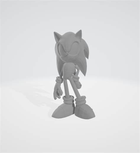 Sonic Hedgehog 3d Model 3d Printable Cgtrader