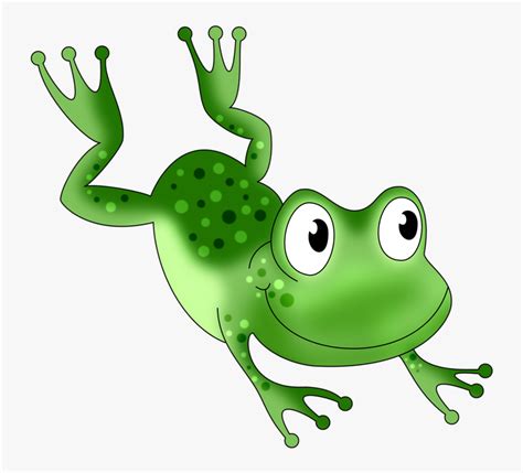 Frog Leaping Clipart