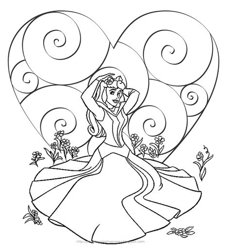 Printable Coloring Pages Princesses