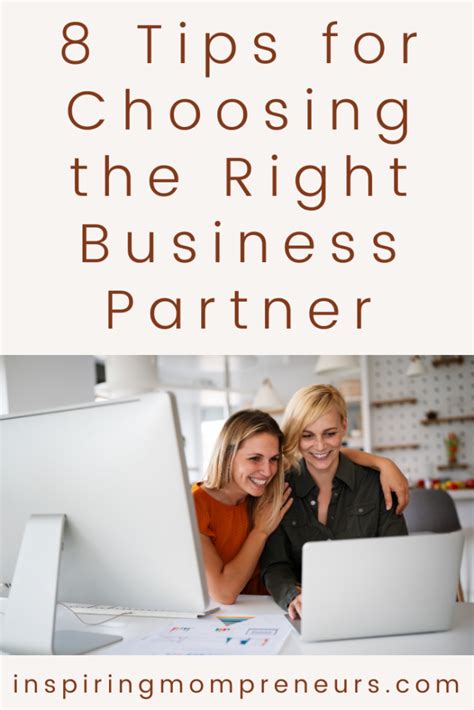 Choosing The Right Business Partner Inspiring Mompreneurs