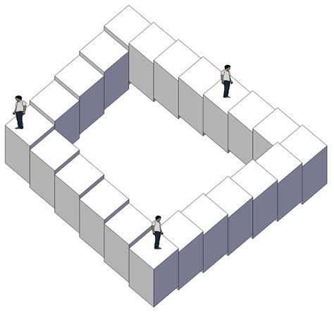 3DGeometrie: Unmögliche Treppe I